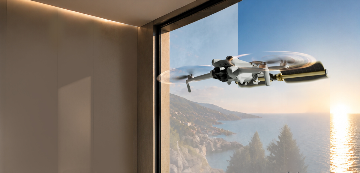 clearBee Fensterputz-Drohne